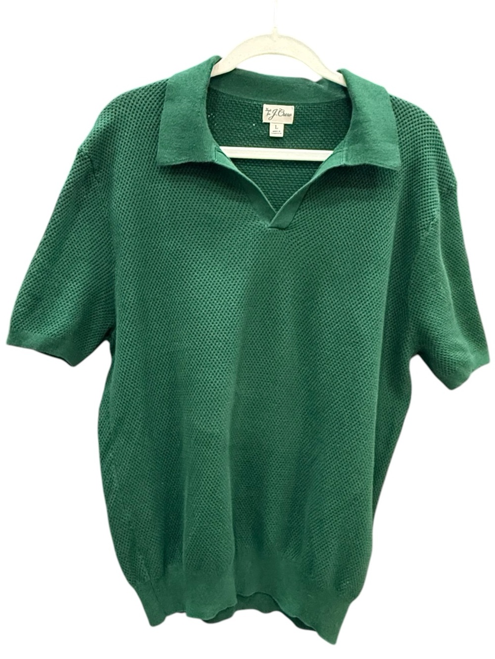 J. Crew Knit Polo Pullover Sweater Shirt Size L